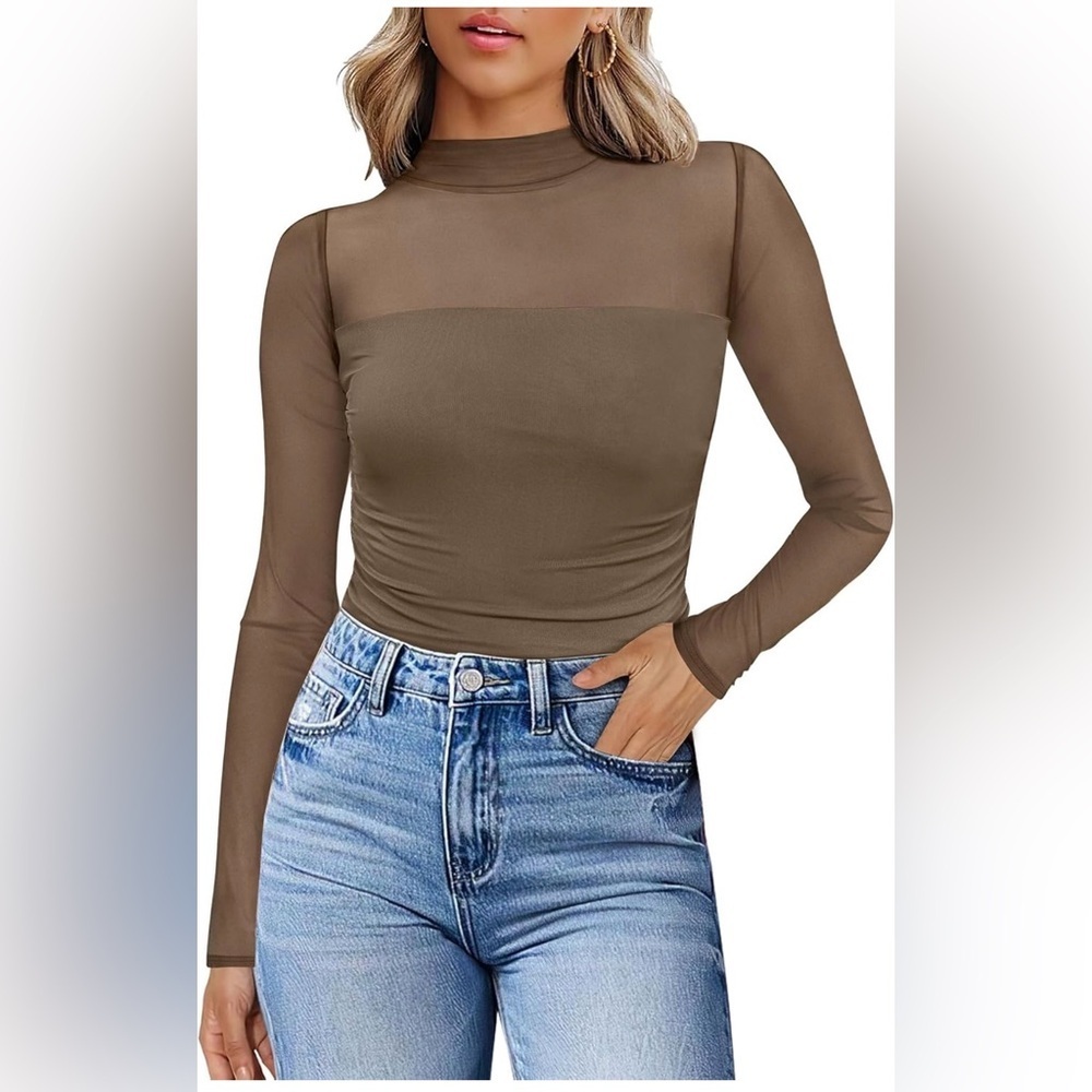 🆕Sexy Mesh Long Sleeve Top